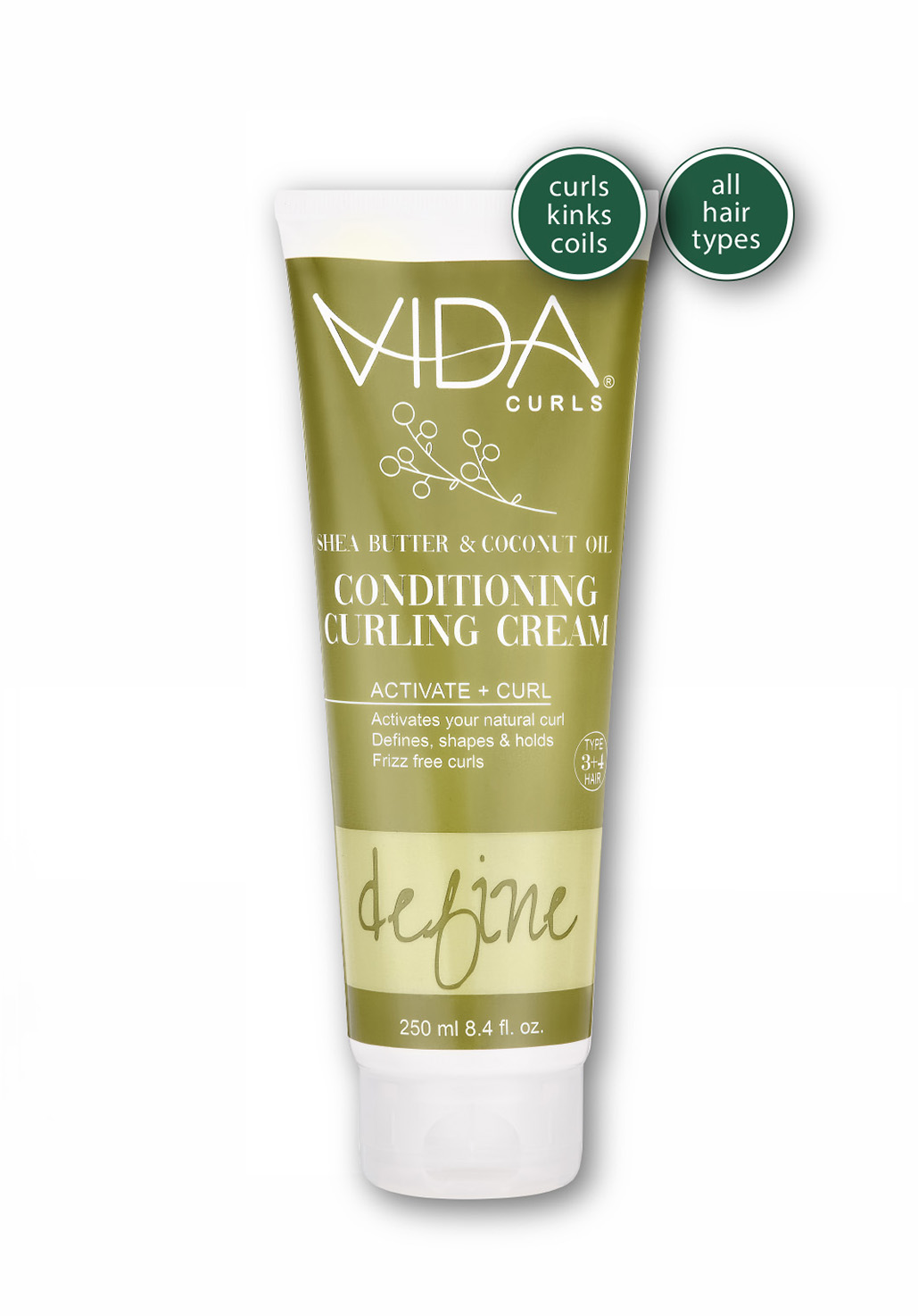 VIDA CURLS CONDITIONING CURLING CREAM 250ML