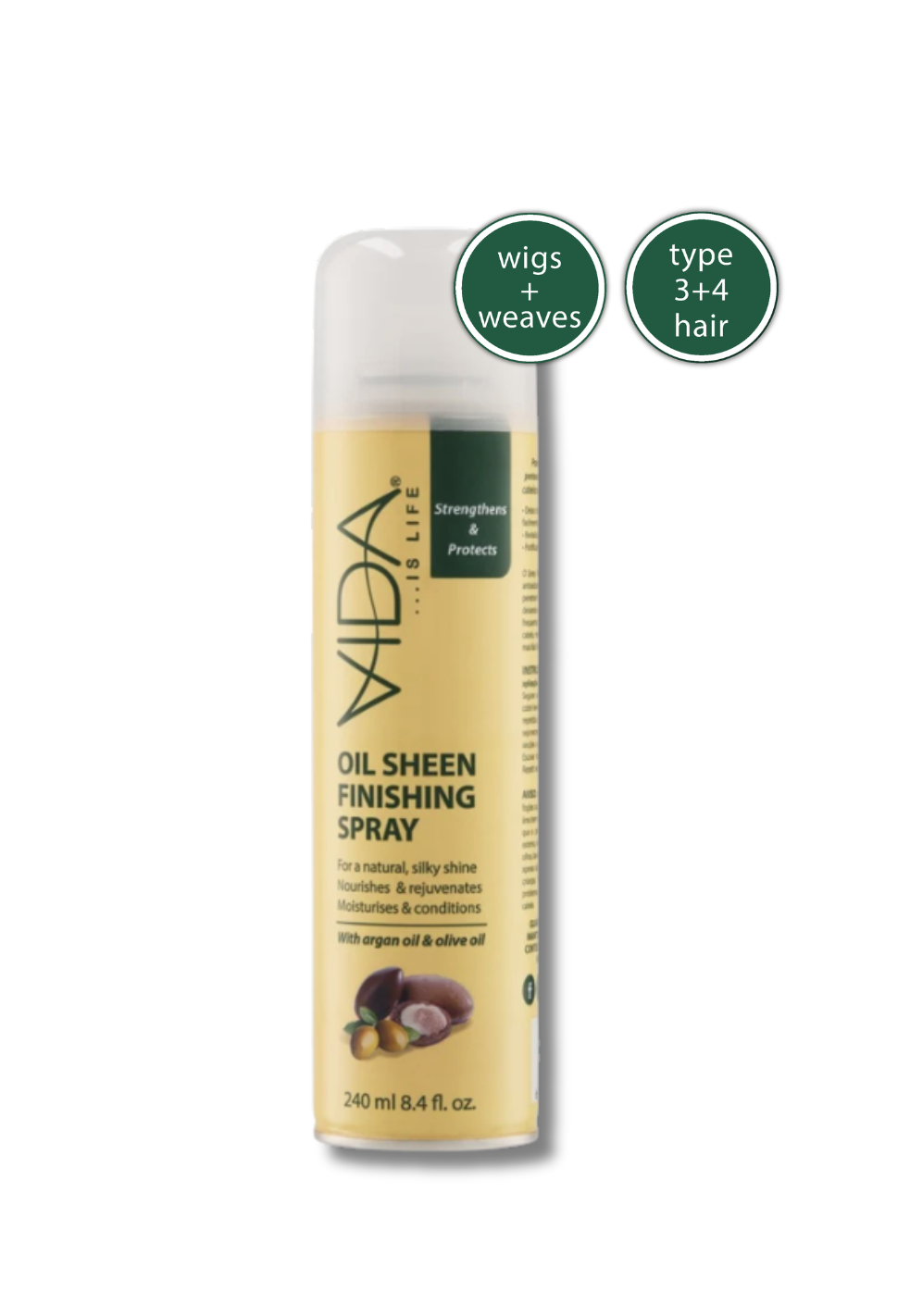 OIL SHEEN FINISHING SPRAY 240ML