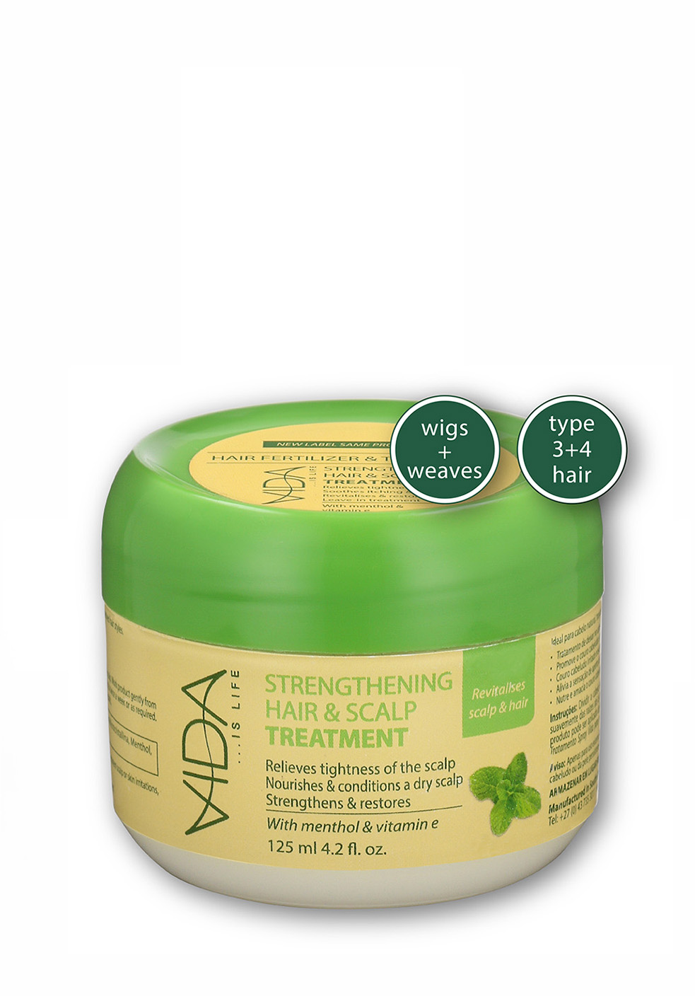 STRENGTHENING HAIR & SCALP TREATMENT 125ML