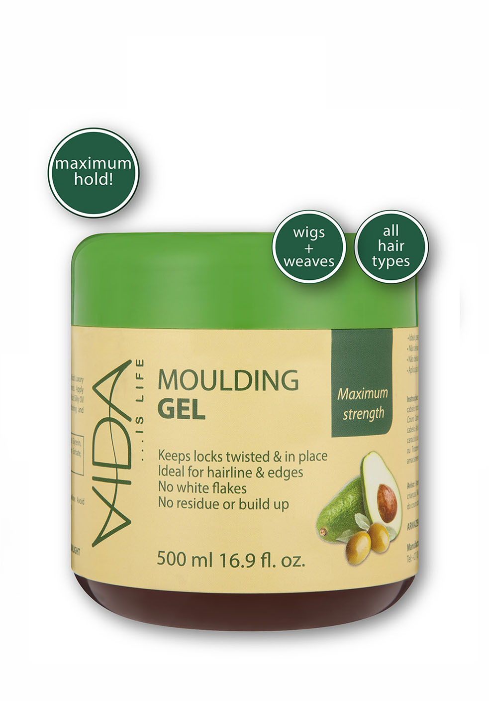 MOULDING GEL - MAXIMUM HOLD 500ML