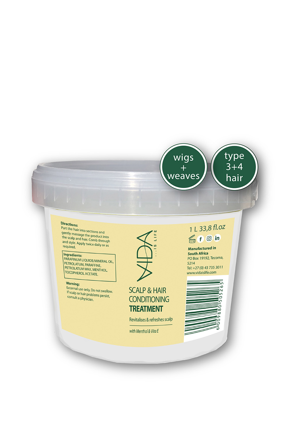 STRENGTHENING HAIR AND SCALP TREATMENT 1L